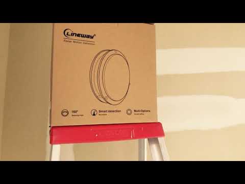 Demo Lineway Led Flush Mount Light Motion Sensor Ceiling You - Koda 14 Led Ceiling Light With Mood Lighting And Motion Sensor Demo Lineway Led Flush Mount Light Motion Sensor Ceiling You - Koda 14 Led Ceiling Light With Mood Lighting And Motion Sensor