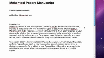 Papers Citations in Pages