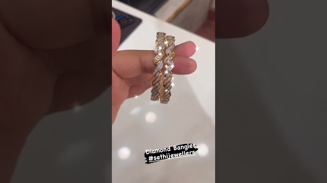 Latest Diamond bangles