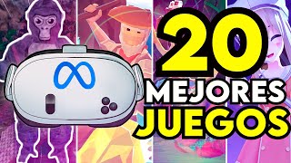 20 MEJORES JUEGOS MULTIJUGADOR de META QUEST 3S, QUEST 3, QUEST 2 &amp; PRO 🔥