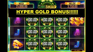 Playing HYPER GOLD - BONUS - NICE WIN! - Draft Kings Casino!!!! screenshot 5