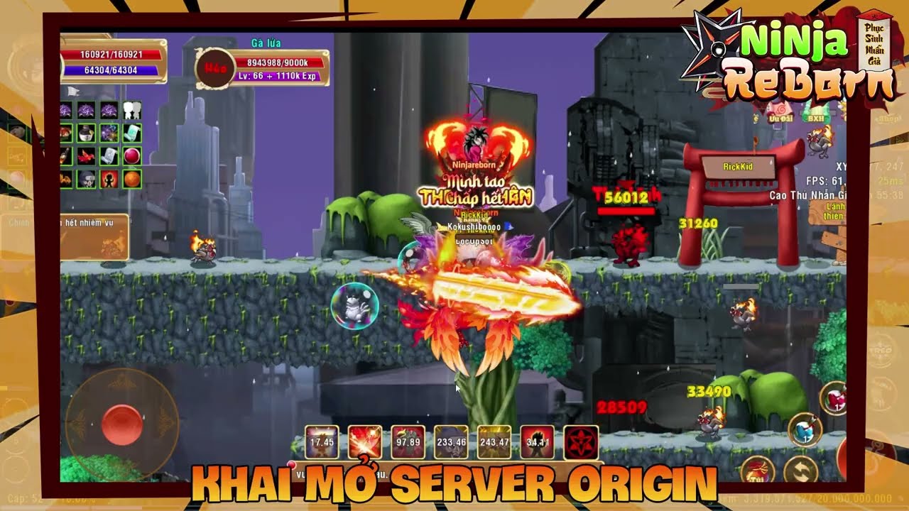 Ninja Reborn - Nhai sự kiện đổi Cải Trang Naruto Và Nhai 1000 Bánh Chưng