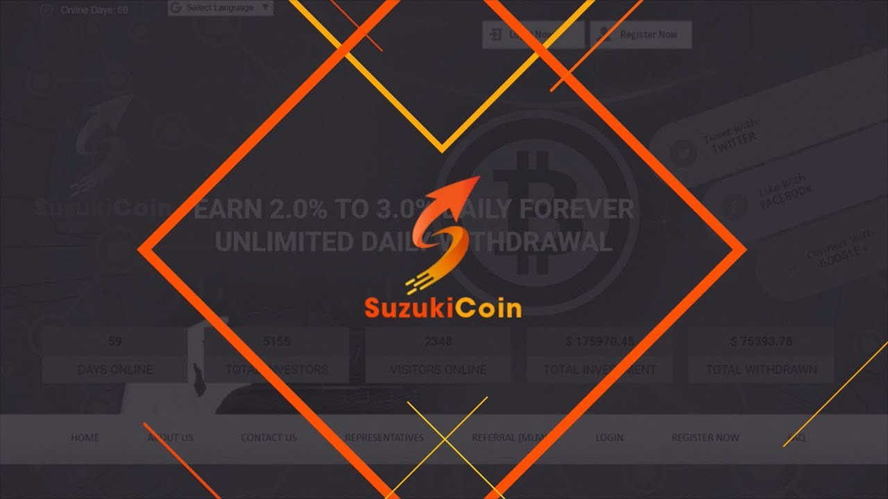 Suzuki Coin Be Happy Earning Bitcoin Daily And Forever - 