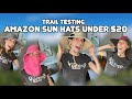 Trail testing AMAZON SUN HATS | Product review | Outdoors  fashion | Walking, hiking