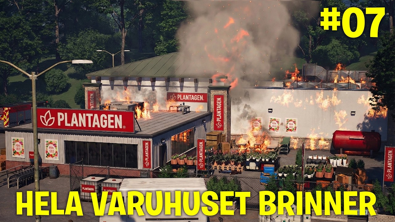 FIREFIGHTING SIMULATOR - SLÄCKER EN STOR BRAND HOS PLANTAGEN