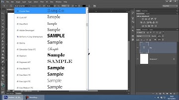 Adobe Photoshop Cs6   New Feature   Font Preview Size