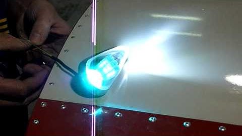 Installing LED nav / strobe 3-way combination lights on wingtips - Part 11