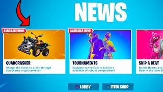 New Quad Crasher Gameplay Console Fortnite Settings Buffed Fortnite Battle Royale Update 6.10
