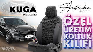 Otom Özel Üretim Oto Koltuk Kılıfı Ford Kuga Uygulaması - Before &amp; After