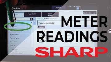 How to Find Meter Readings on a Sharp Copier