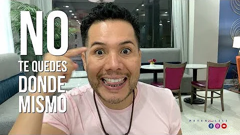 No te quedes en lo mismo... Vlog Peter Torres