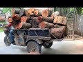 Compilation tree stumps transformation projects of genius boy  amazing woodworking skills and ideas