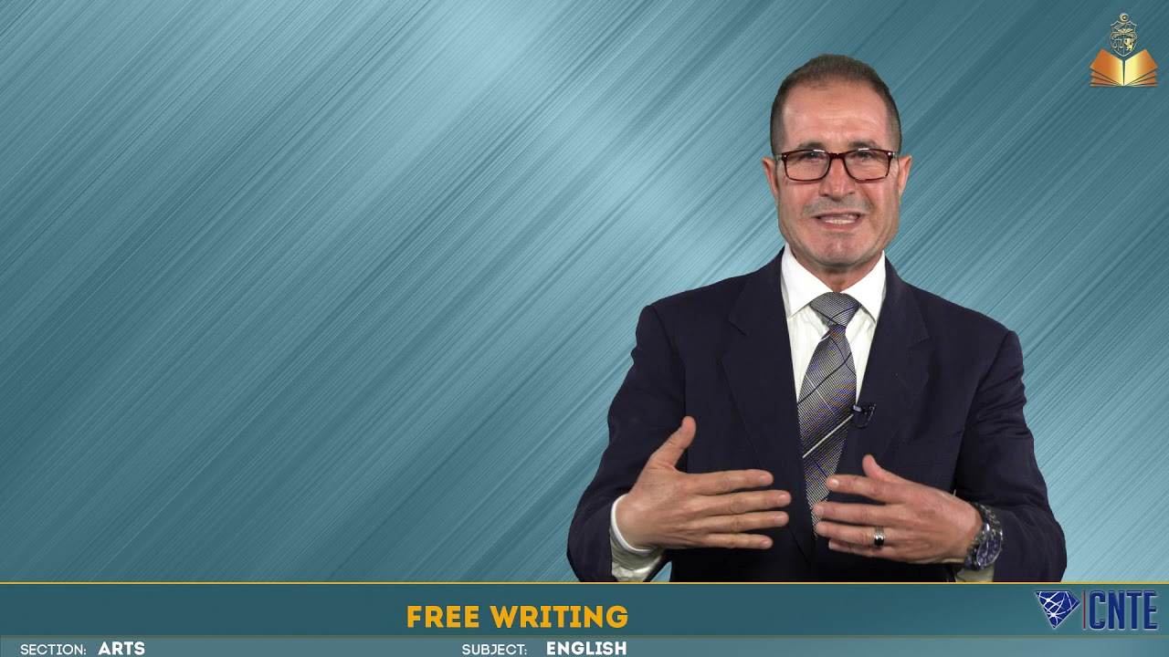 Section Lettres –  English -  Free writing