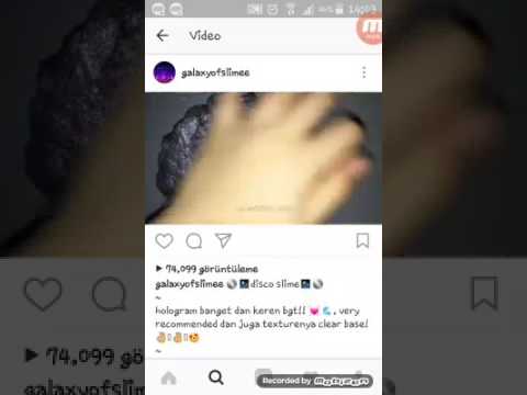 Rahatlatıcı slime videoları (instagram slime)