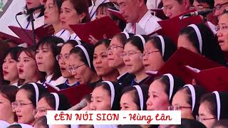 Video thumbnail of "LÊN NÚI SION - Hùng Lân"