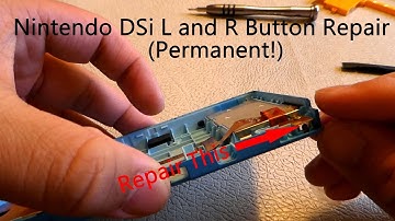 How to Repair Nintendo DSi L and R Buttons (Permanently!)