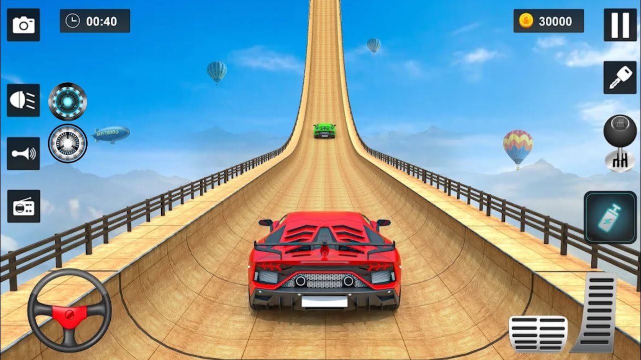 Car Stunt Gameplay || Car Racing Stunt Gameplay Video 
