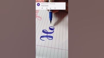 HASSAN Name Lettering! #trending #howtowritecursivestepbystep #cursivewriting