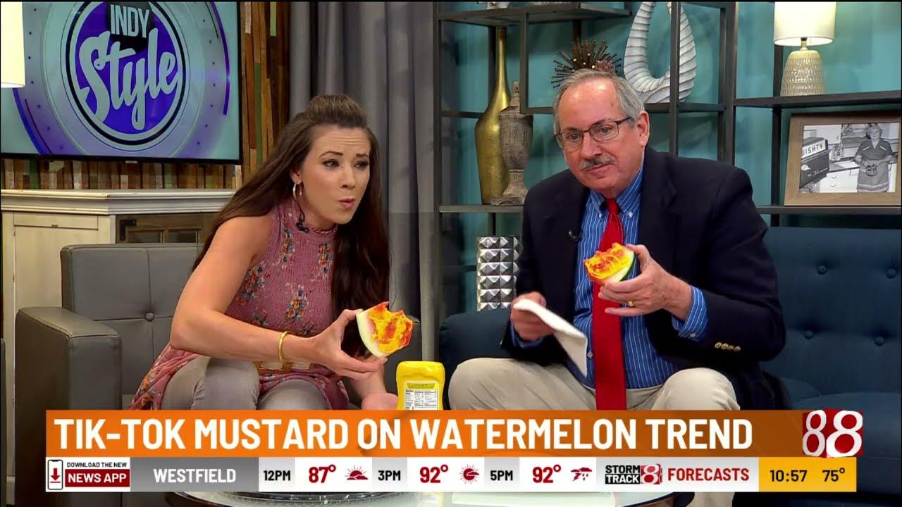 TikTok mustard on watermelon trend YouTube
