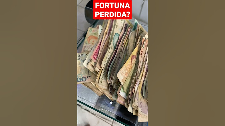 FORTUNA EM NOTAS ANTIGAS É ENCONTRADA!