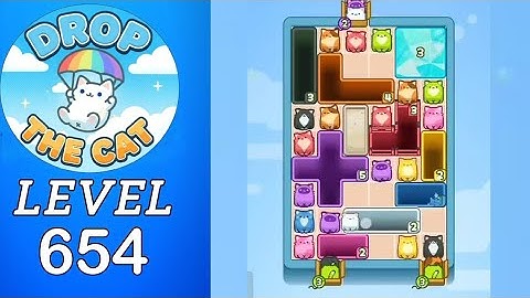 Drop The Cat Level 654 Walkthrough