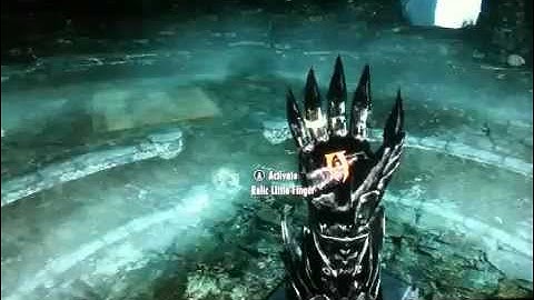 SKYRIM daedric relic/treasure