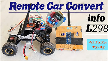 Remote Control Car Convert Using L298 Motor Driver|Arduino Transmitter and Reciver|Arduino Projects