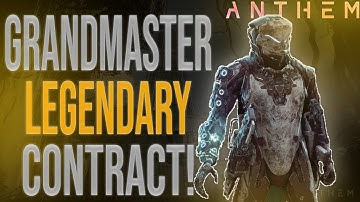 Anthem. END GAME! Grandmaster Legendary Contract & High Power Storm Javelin Gameplay.