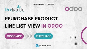 Purchase product Line List View  in Odoo | Purchase Management with Odoo