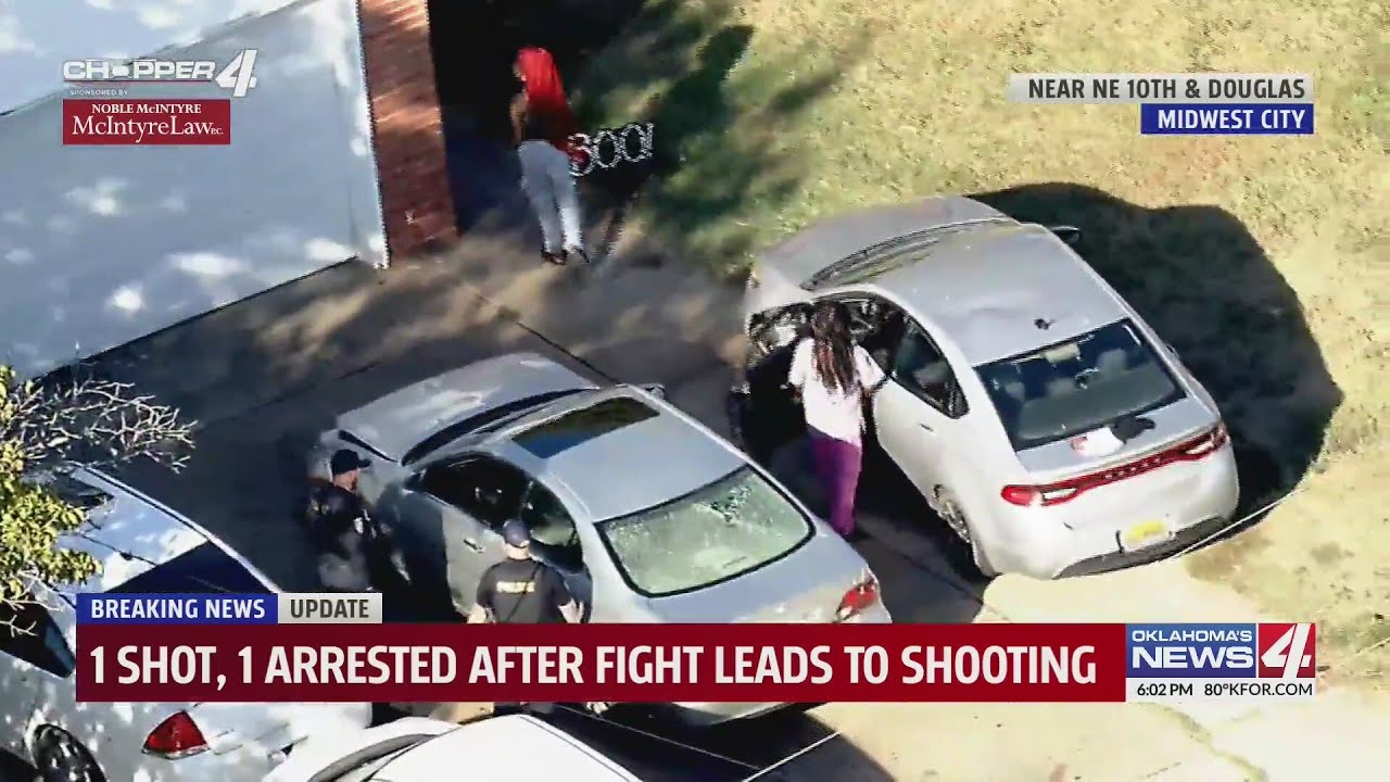1 shot, 1 arrested after fight leads to shooting - YouTube