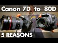Canon 7D vs. 80D. Unboxing, Review, and Reasons!