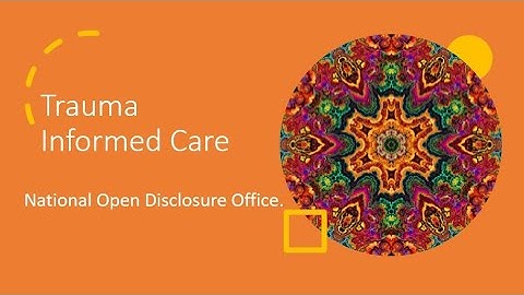 HSE Open Disclosure Webinar: "The Impact of Trauma", Dr Austin O