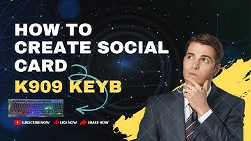 ASMR Programming - Coding Social Card - No Talking