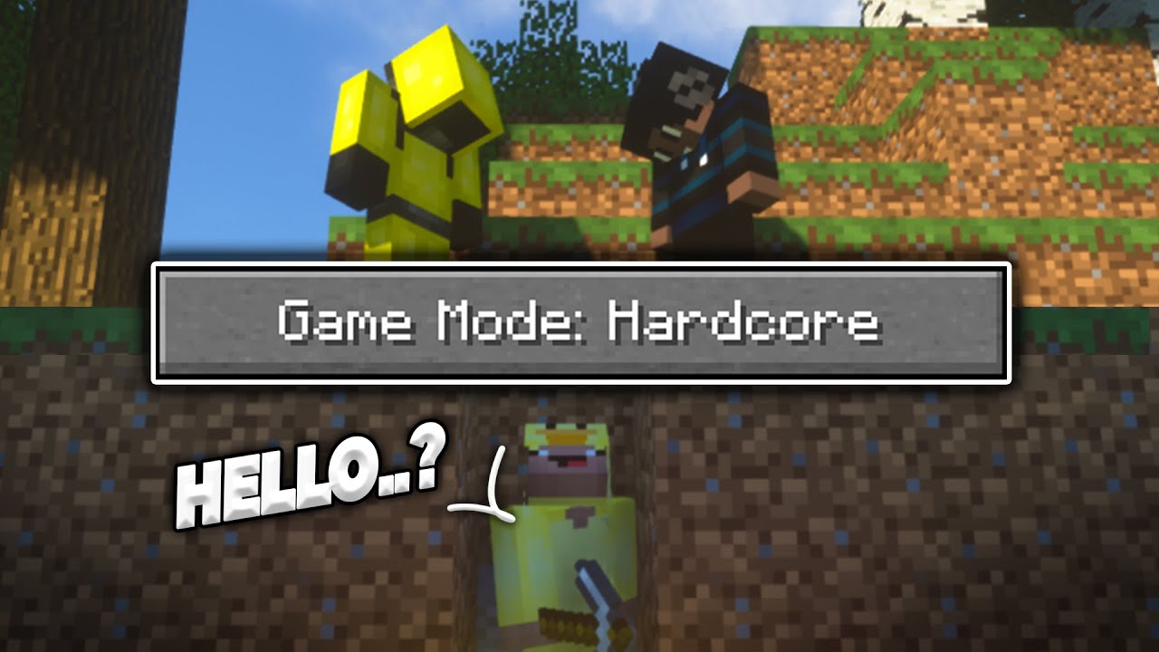 3 Idiots Play Hardcore Minecraft For The First Time.. - YouTube