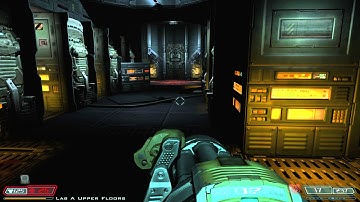 Doom 3 (BFG) Walkthrough "Nightmare" 1440p maxed graphics PART 22 - Central Processing
