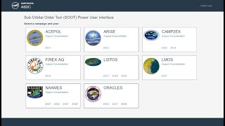Webinar: Powered Up Data—Getting to Know the Sub-Orbital Order Tool (SOOT) Power User Interface