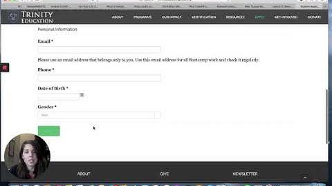 How to Apply to Trinity