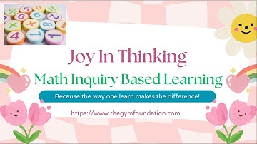 Math Inquiry Based Learning - What? How? From When?