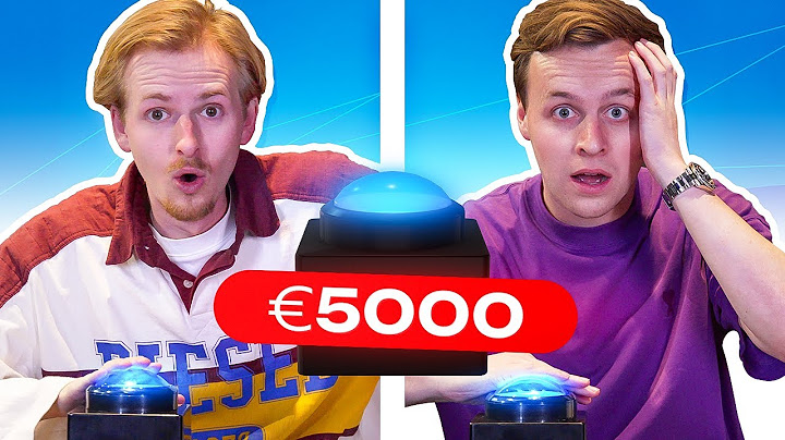 DE LAATSTE DIE DE KNOP LOSLAAT WINT €5000 REIS