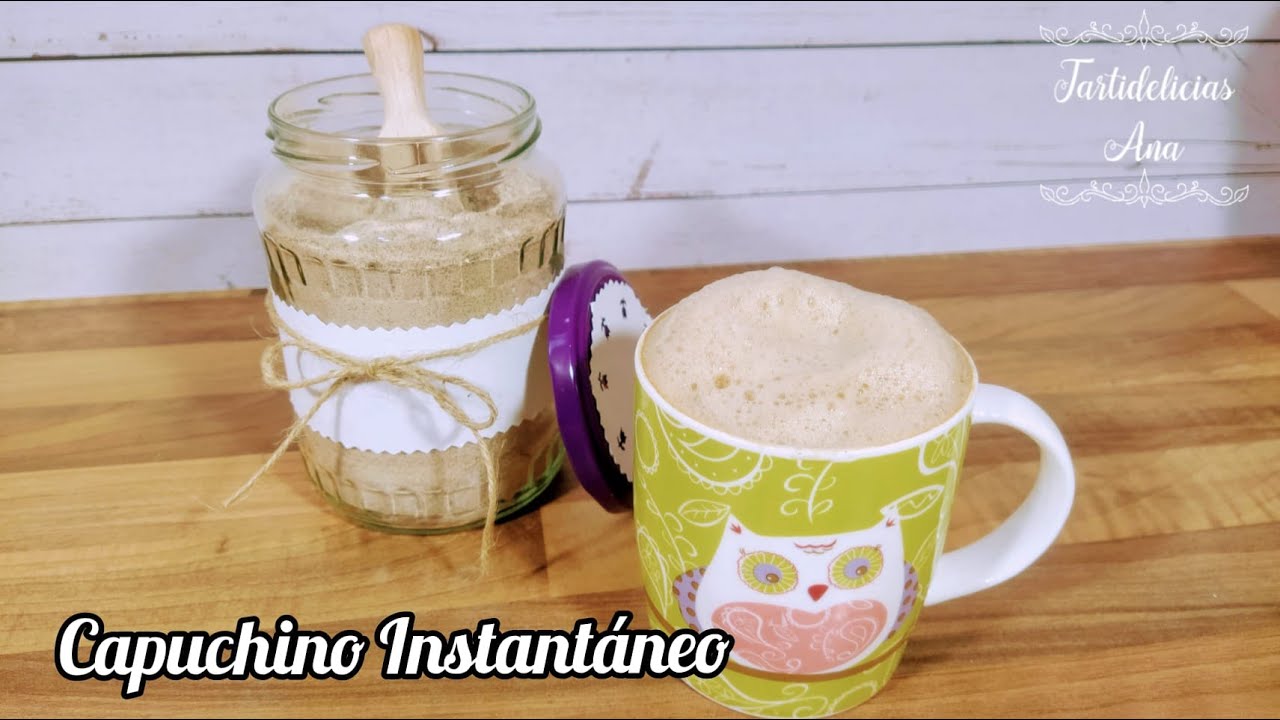 Cómo hacer CAPUCHINO INSTANTÁNEO Fácil y Espumoso