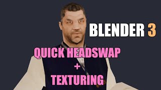 Blender 3.0.1 (GTA:SA) - Faster Headswap + Texturing