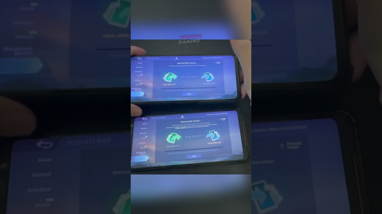 fitur baru ml bisa transfer data ke HP lainnya #mlbb  #mobilelegends