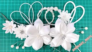 つまみ細工に必要な材料は100均で揃う？一番簡単なおちりんの作り方✨100均材料だから綺麗に出来る剣つまみのお花の作り方