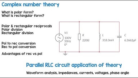 Guide to COMPLEX NUMBERS and Parallel RLC Calculations 1080HD