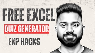 Excel Quiz Generator + AI Game 🔥 Make Office Games in Minutes! || Exp Hacks