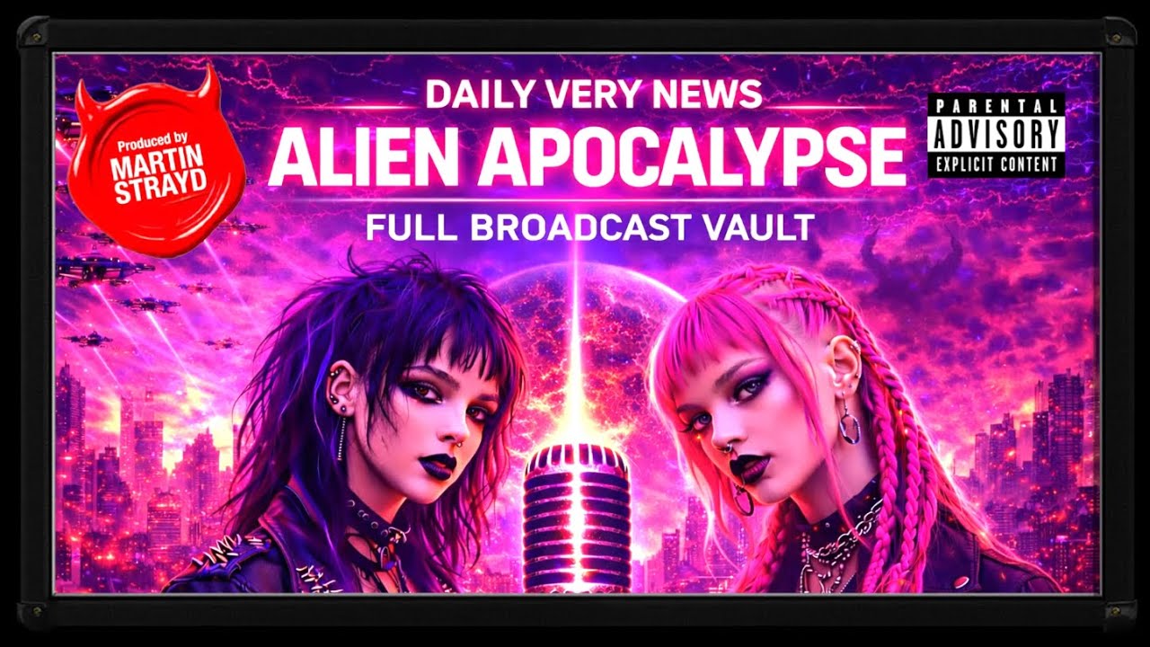 Alien Contact Apocalypse 🚨 Daily Very News Music Broadcast | Martin Strayd