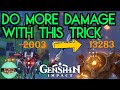 How to MASSIVELY Boost your Damage even on Amber 100% Free To Play Guide | Genshin Impact