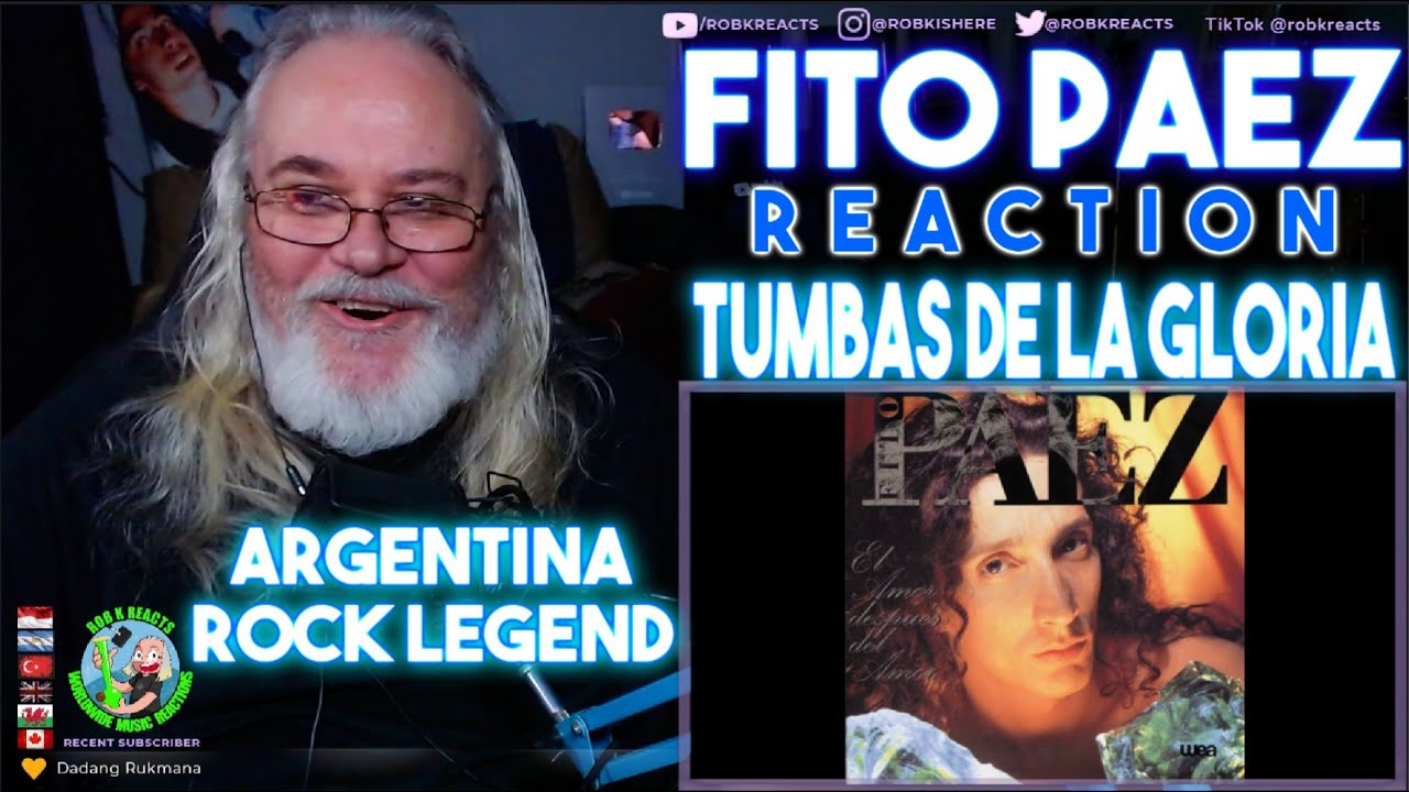 Fito Paez Reaction Tumbas de la gloria First Time Hearing