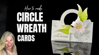 🔴 Unleashing Creativity: Crafting Circle Wreath Cards with Stampin' Up Easter Lilies