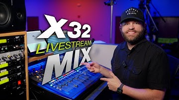 Broadcast Mix on an X32 - UN-manned, UN-monitored, GREAT sound!  (FREE Scene File)